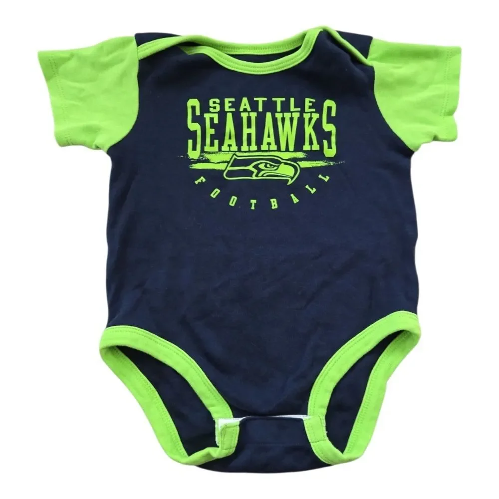 LN SEATTLE SEAHAWKS ONESIE DISCOUNTED SHIPPING SZ.18 MO